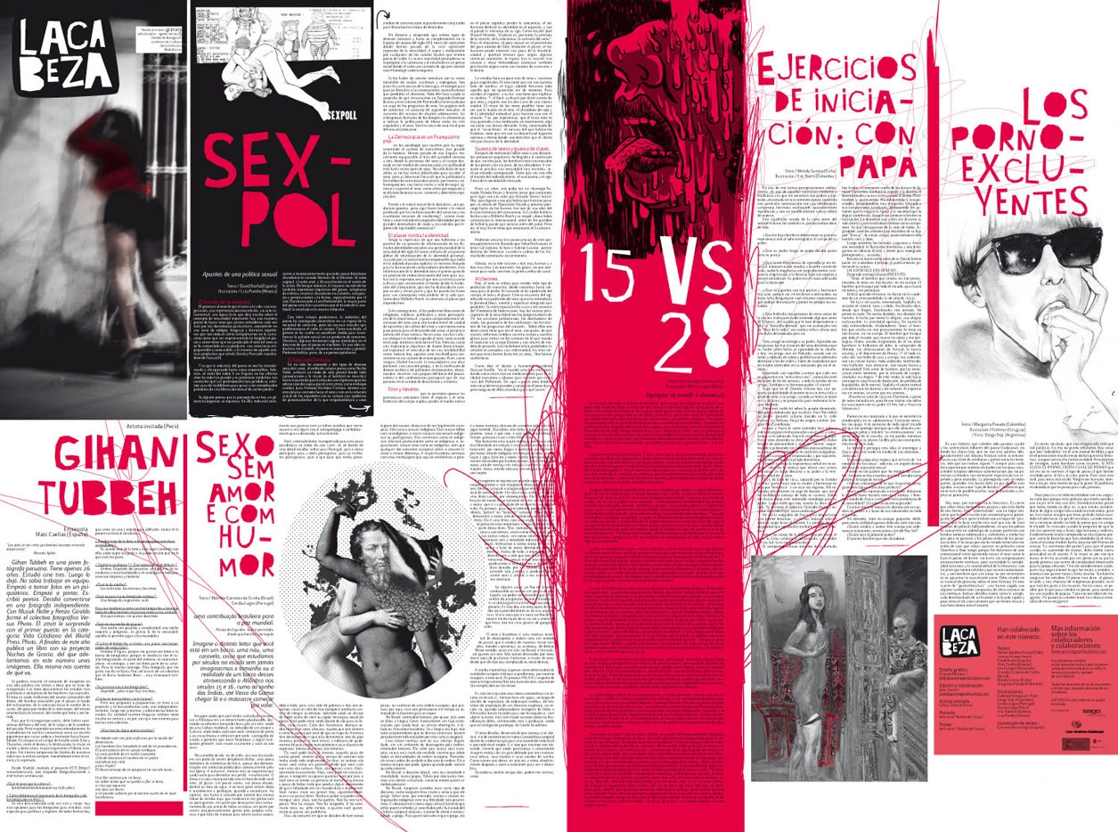 Revue LACABEZA - Design typographique et mise en page