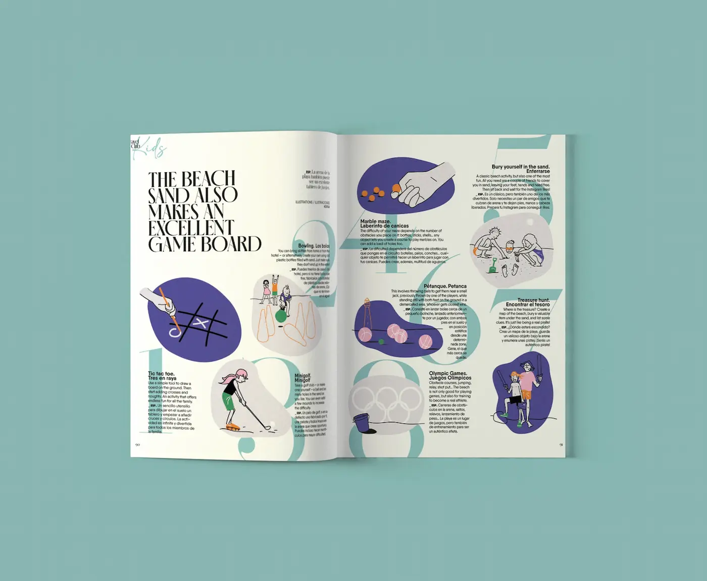 Illustration éditoriale pour Revue Travel Club - Ibiza