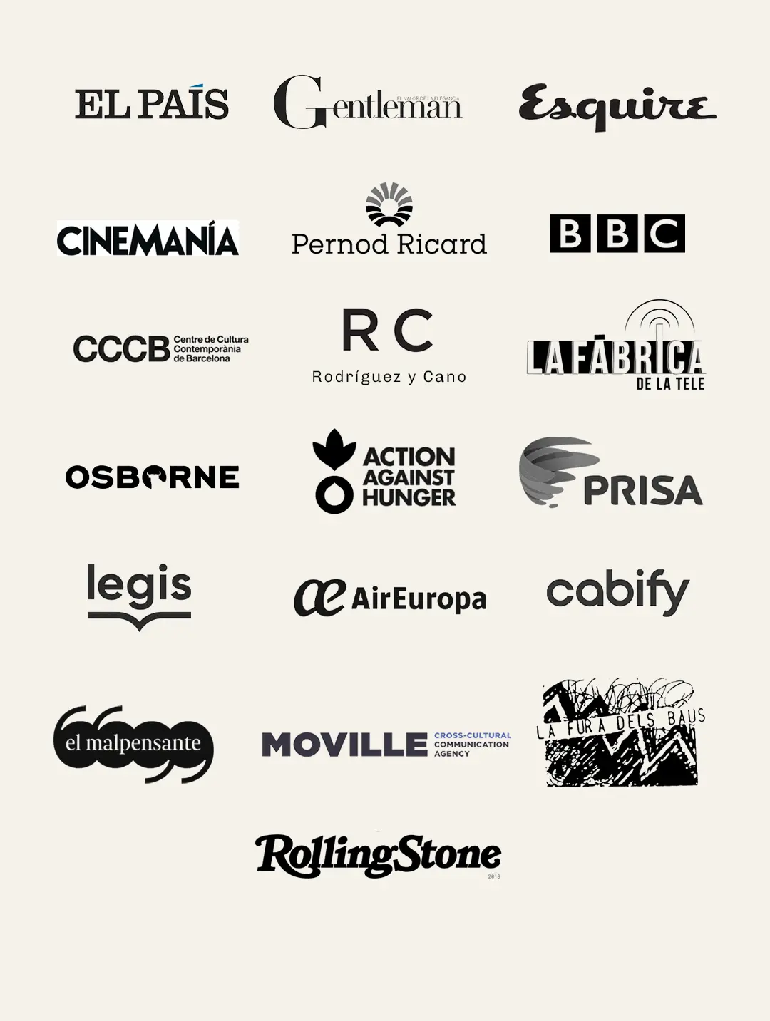 Sélection de clients et partenaires de renom — Références du studio La Tenaz